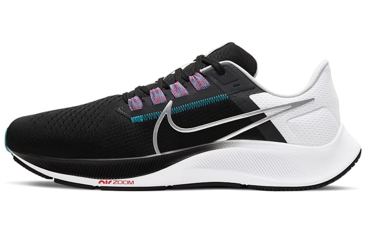 AIR ZOOM PEGASUS 38 BLACK METALLIC SILVER