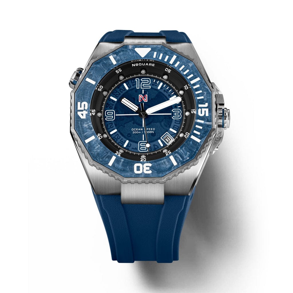 OCEAN SPEED NS-27.3 BLUE/STEEL DIVER SWISS AUTOMATIC