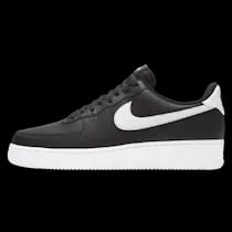 AIR FORCE 1 LOW BLACK WHITE PEBBLED LEATHER