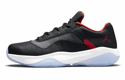 JORDAN 11 CMFT LOW BLACK RED WHITE