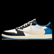 AIR JORDAN 1 LOW TRAVIS SCOTT FRAGMENT MILITARY BLUE