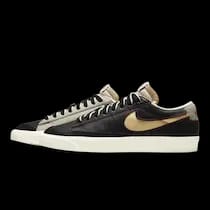 BLAZER LOW BLACK NATURAL REMOVABLE SWOOSH