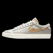 BLAZER LOW GREY WHITE REMOVABLE SWOOSH