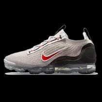 AIR VAPORMAX FLYKNIT 2021 LIGHT BONE RED