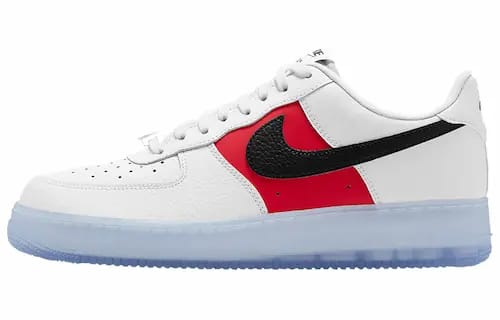 AIR FORCE 1 07 LV8 EMB ICY SOLES - UNIVERSITY RED