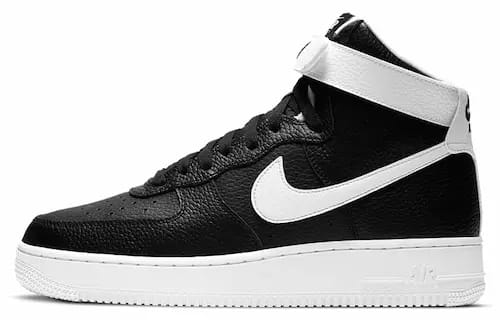 AIR FORCE 1 07 HIGH BLACK WHITE