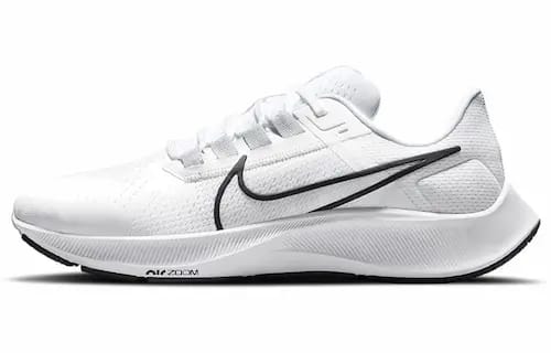AIR ZOOM PEGASUS 38 WHITE BLACK