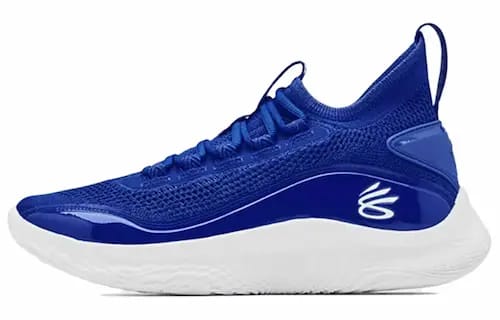 UNDER ARMOUR CURRY FLOW 8 ROYAL BLUE WHITE