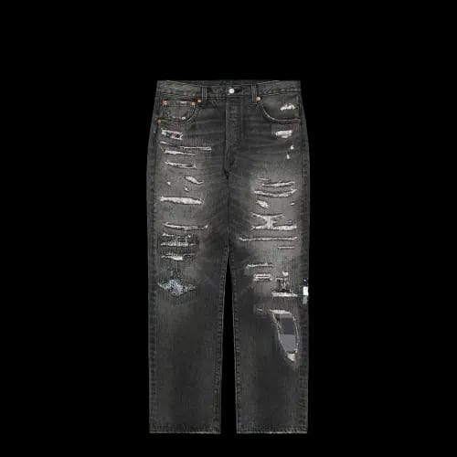 LEVI'S CLOT UNIONRAIL 501 JEANS BLACK