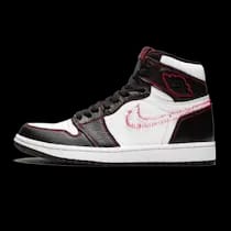 AIR JORDAN 1 RETRO HIGH OG DEFIANT WHITE BLACK GYM RED