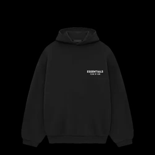 ESSENTIALS HEAVY FLEECE FULL ZIP HOODIE BLACK | AREA 02 — 亞洲指標