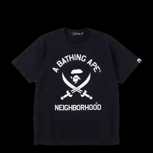 NEIGHBORHOOD 24SS DOUBLE CROSS EMBROIDERY SHIRT LS BLACK | AREA 02