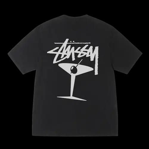 BORN RAISED STUSSY 8 BALL TEE WHITE | AREA 02 — Asia's Premier