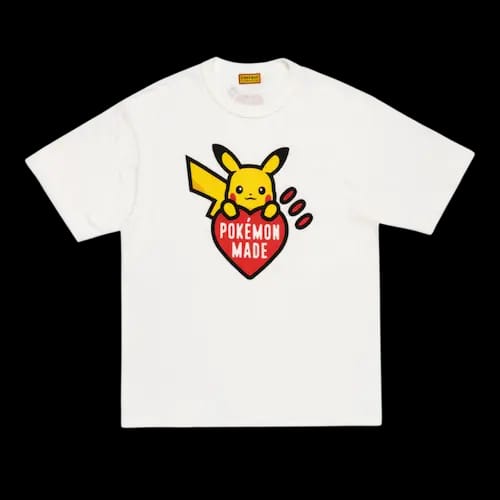 POKEMON MADE GRAPHIC T-SHIRT 白 サイズ3XL L] HUMAN MADE x Pokemon Made Graphic T-Shirt (Pikachu) Shibuya