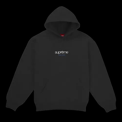 SUPREME WASHED BOX LOGO CREWNECK BLACK SS25 | AREA 02 — 亞洲指標