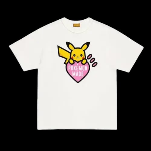 POKEMON MADE GRAPHIC T-SHIRT ONLINE STORE WHITE XX30TE012 | AREA