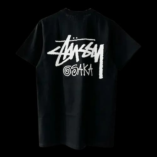 STUSSY CHAIN LINK TEE BLACK | AREA 02 — Asia's Premier Exchange