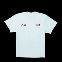 THE NORTH FACE KAWS TEE ICE BLUE