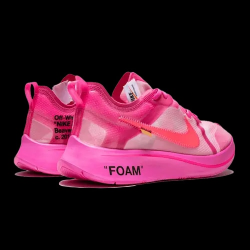 off white tulip pink