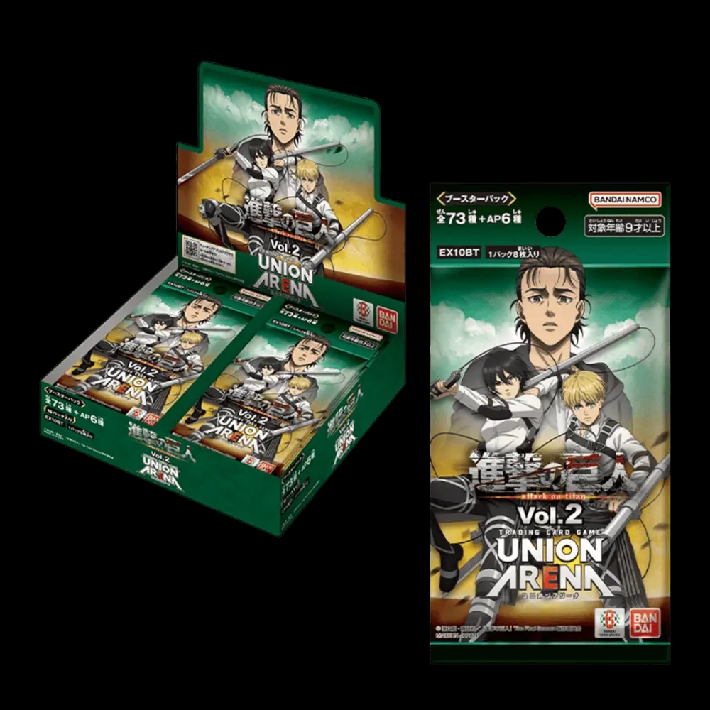 UNION ARENA 進擊的巨人VOL.2 第二彈UA補充包一盒EX10BT | AREA 02