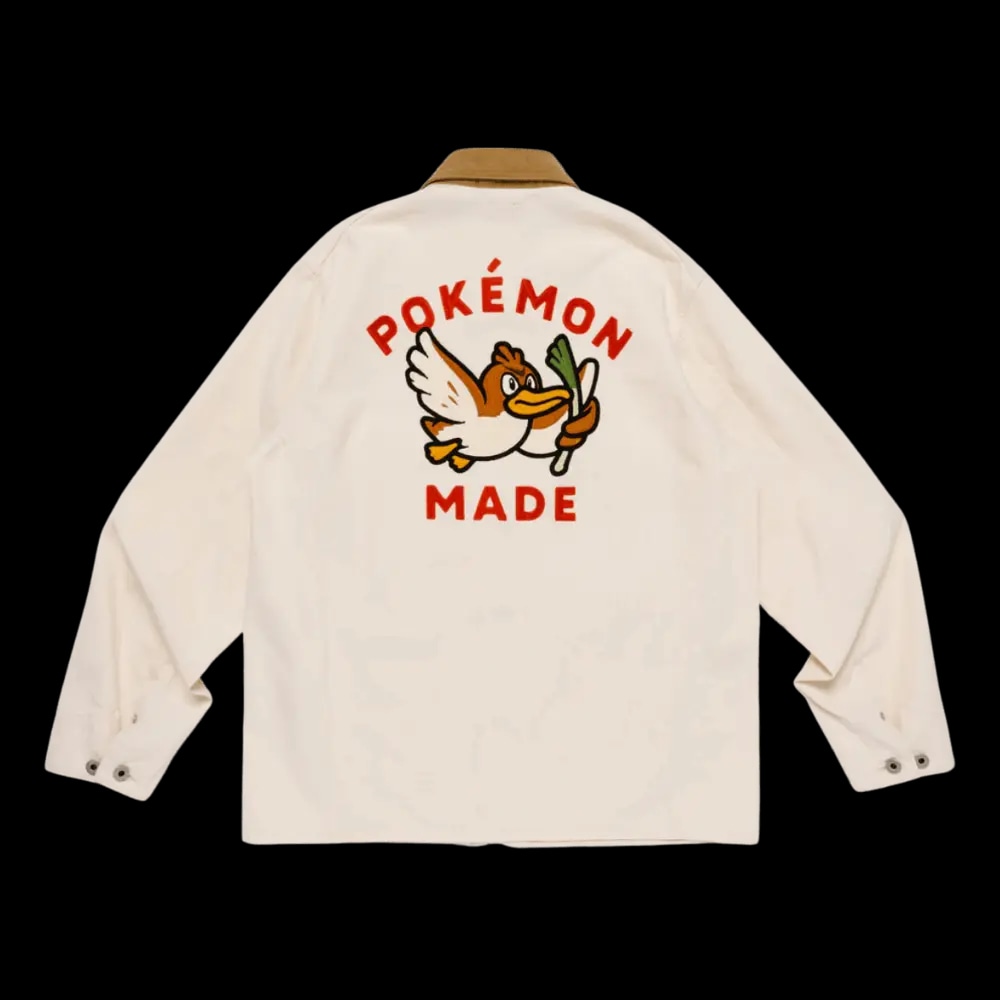POKEMON MADE COVERALL JACKET WHITE XX30JK003 | AREA 02 — 亞洲指標