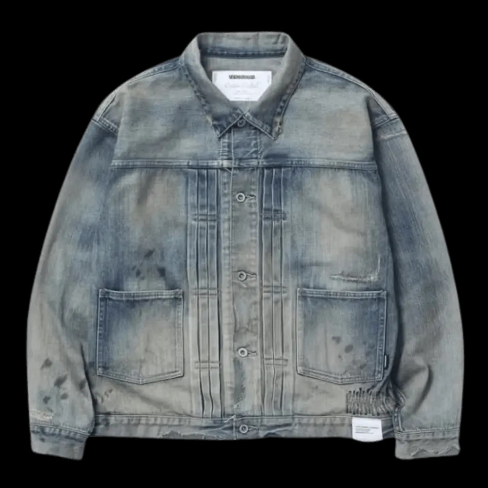 25SS NEIGHBORHOOD SAVAGE DENIM TYPE-1 JACKET MOD BLUE | AREA 02