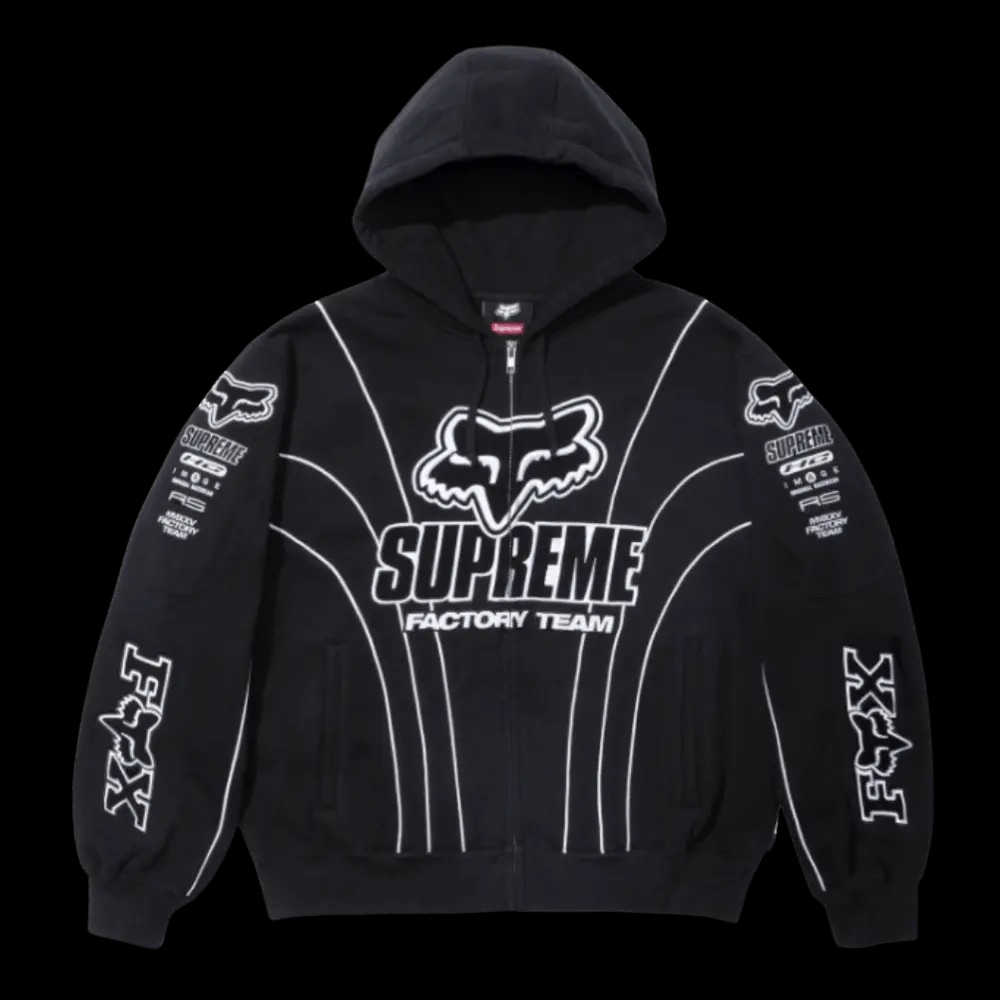 Supreme x Fox Racing Zip Up Hooded Supreme x Fox Racing Hooded