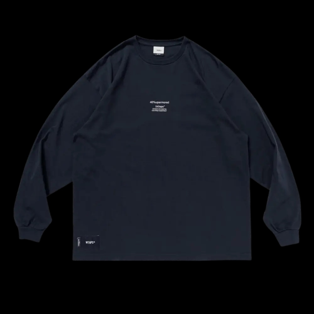 24AW WTAPS 40PCT UPARMORED LS / COTTON (NAVY) | AREA 02 — 亞洲指標
