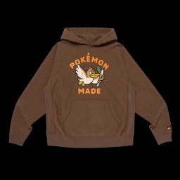 HUMAN MADE X POKEMON HEAVY WEIGHT HOODIE BROWN | AREA 02 — Asia's