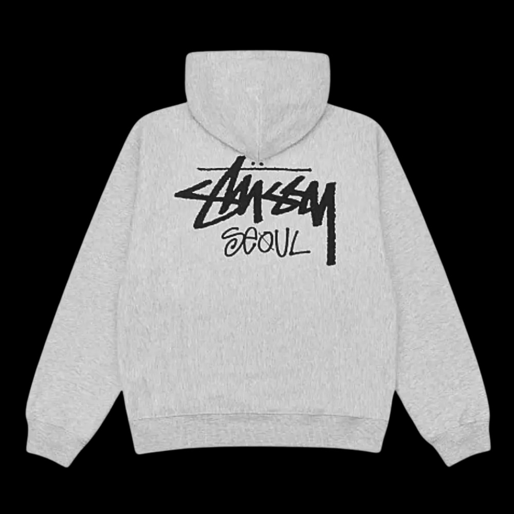 STOCK SEOUL HOODIE ASH HEATHER GREY | AREA 02 — Asia's Premier