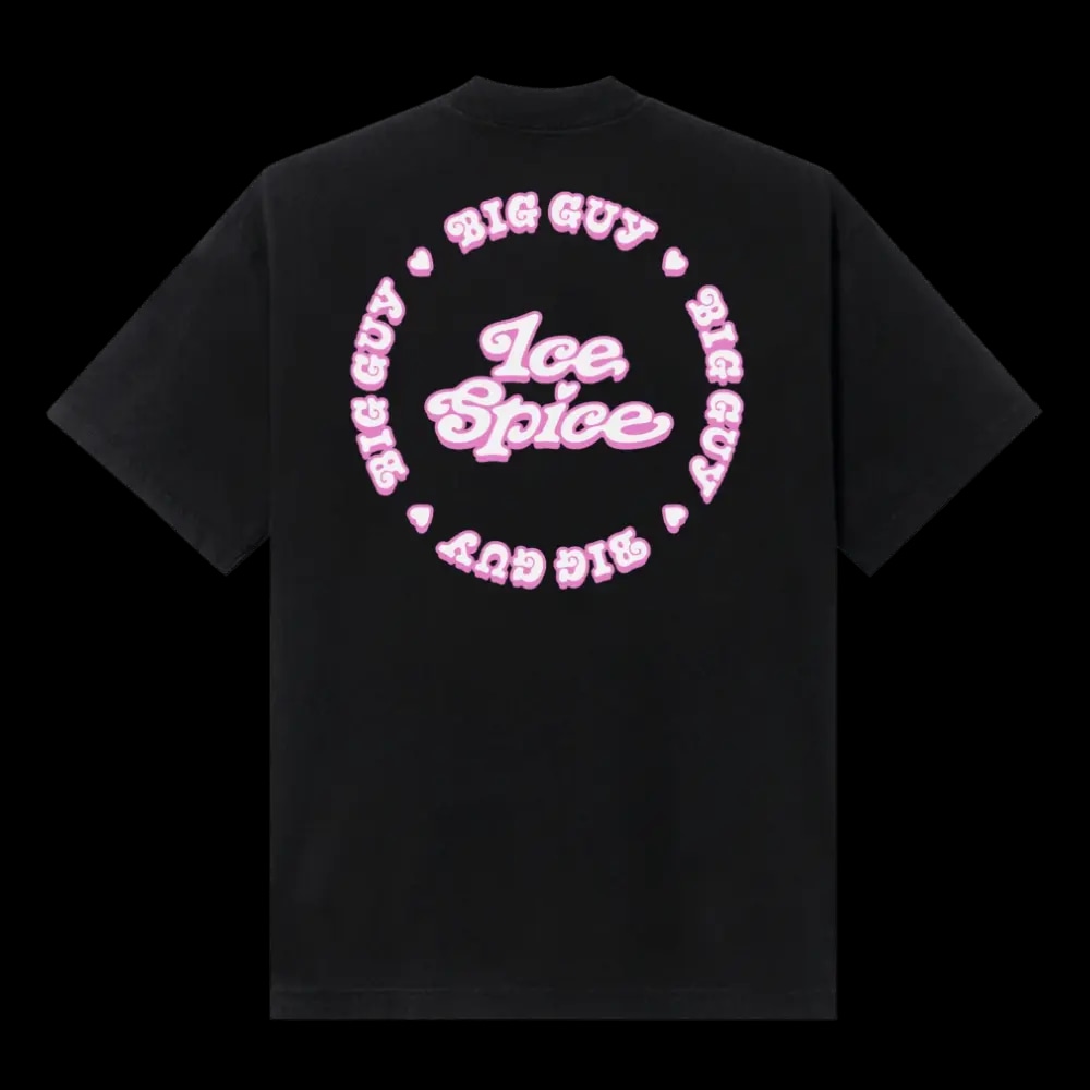 VERDY X ICE SPICE BIG GUY TEE - BLACK | AREA 02 — Asia's Premier