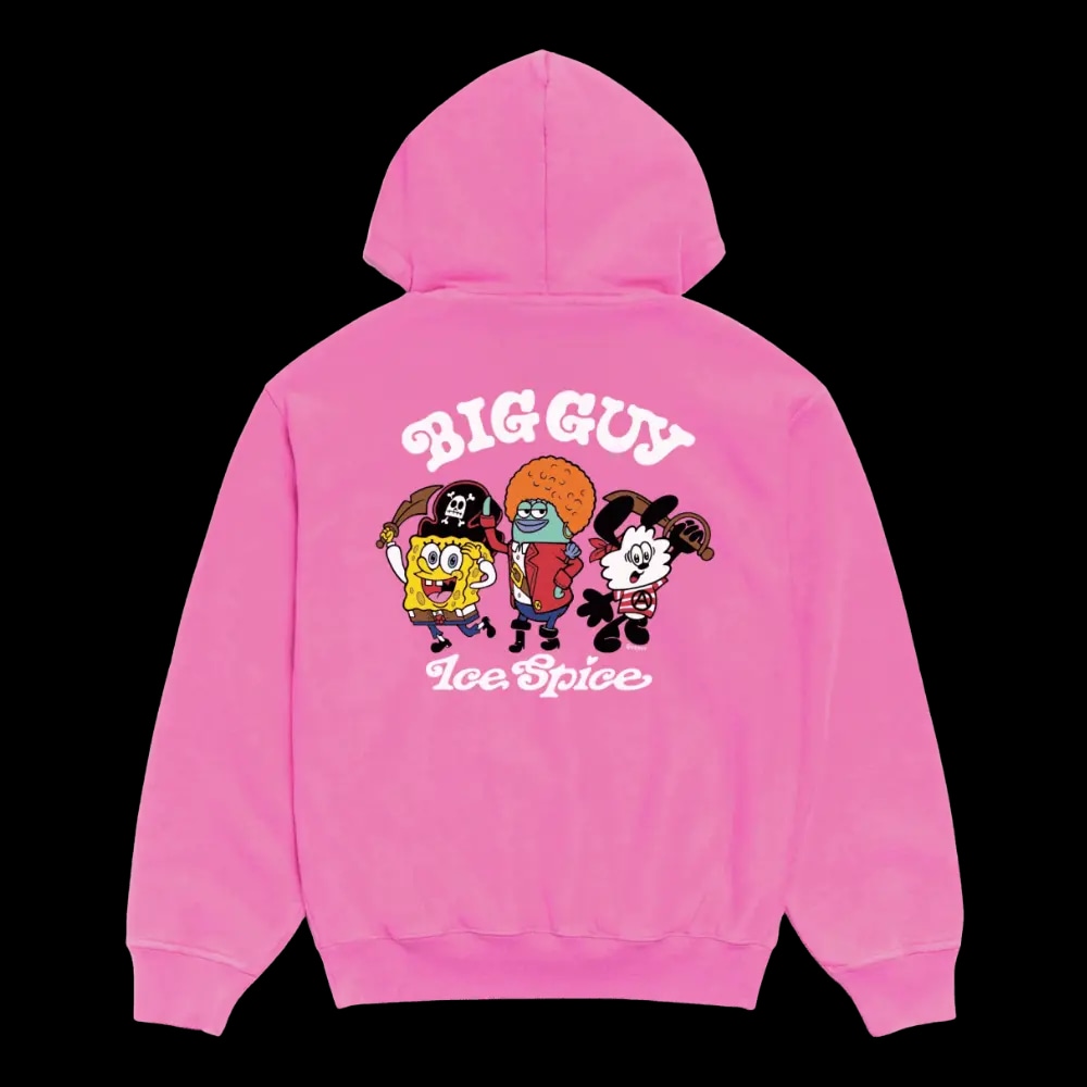 VERDY X ICE SPICE BIG GUY ZIP HOODIE - PINK | AREA 02 — Asia's