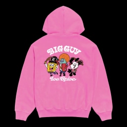 VERDY X ICE SPICE BIG GUY ZIP HOODIE - PINK | AREA 02 — Asia's
