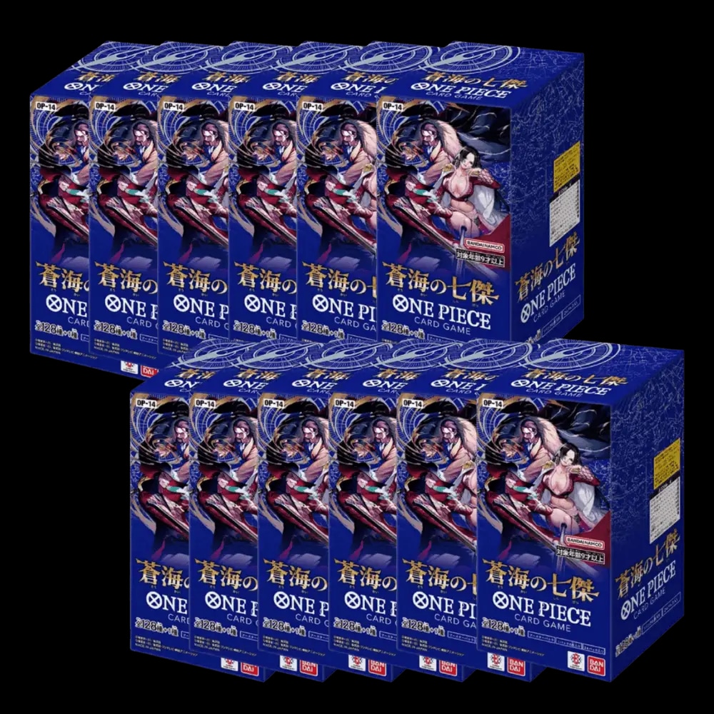全新未拆封原箱販售航海王OPTCG 補充包OP-14 蒼海的七傑(日文版) 12盒