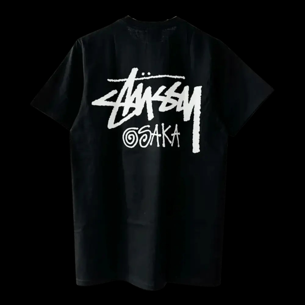STUSSY STOCK OSAKA TEE BLACK | AREA 02 — Asia's Premier Exchange