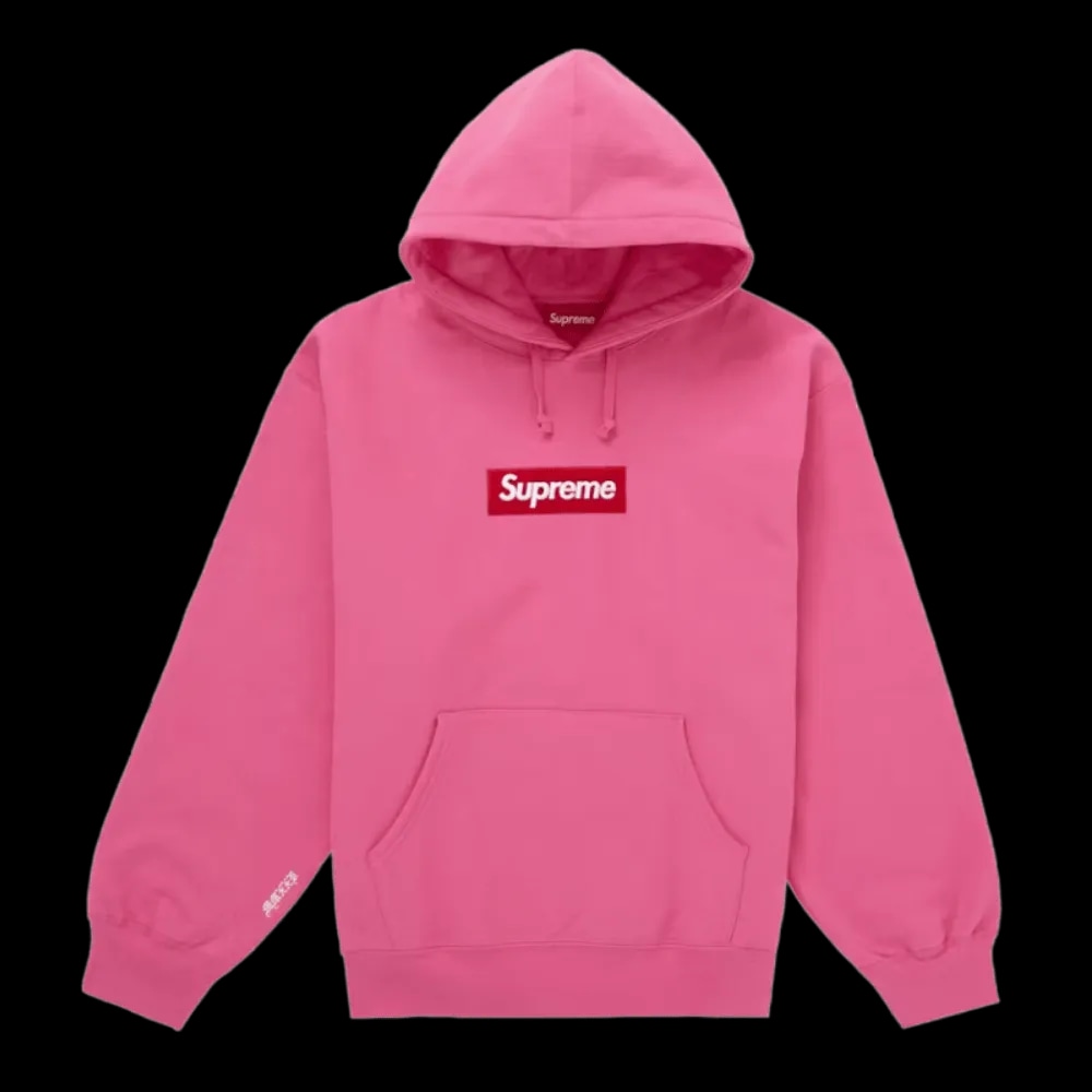 SUPREME BOX LOGO HOODED SWEATSHIRT (FW25) MAGENTA | AREA 02