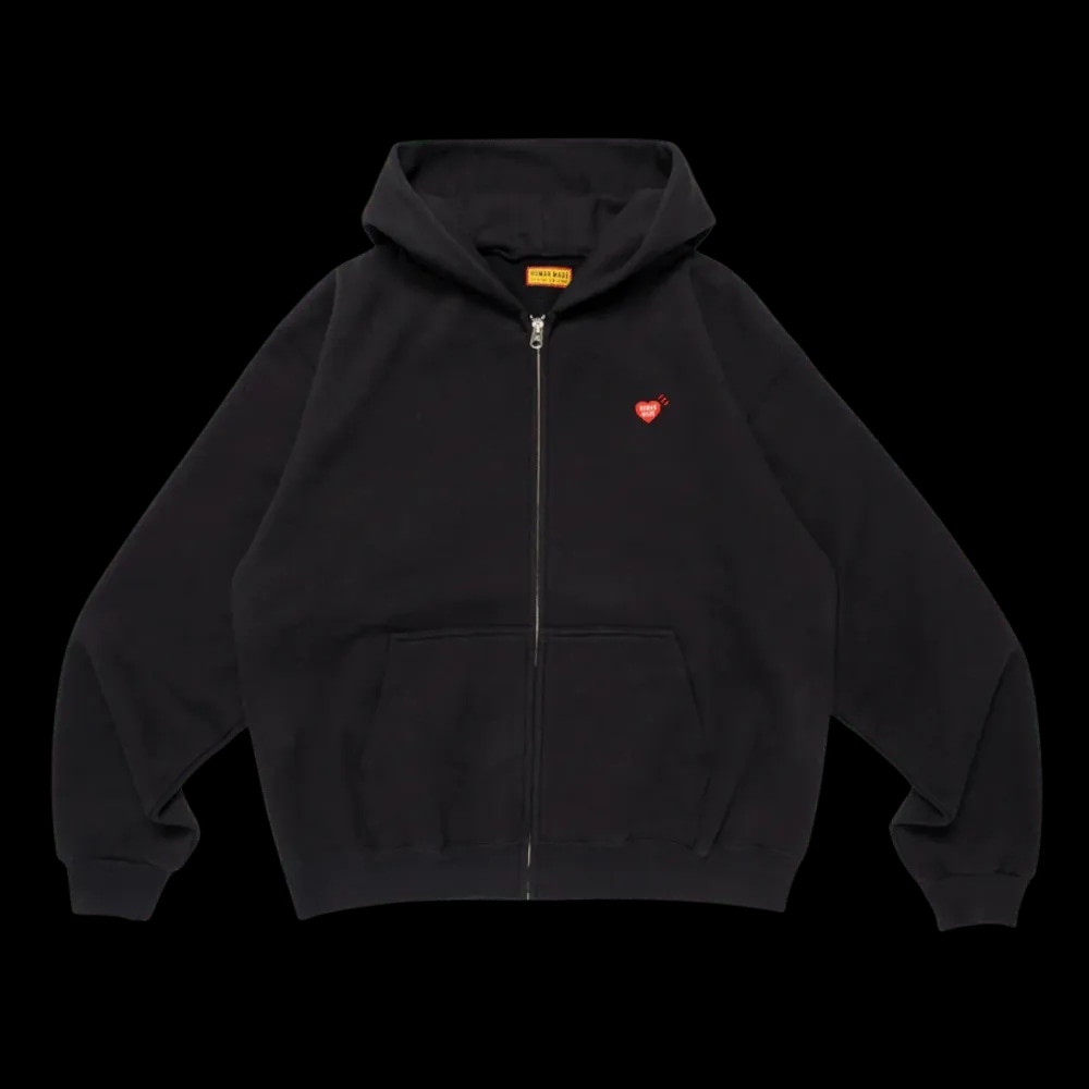 CLASSIC ZIP-UP SWEAT HOODIE BLACK | AREA 02 — 亞洲指標潮流文化交易所