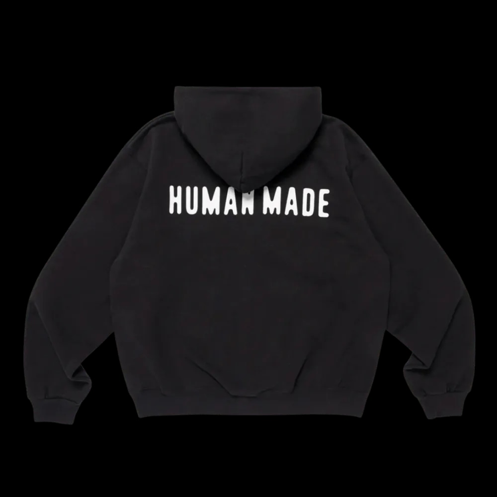 CLASSIC ZIP-UP SWEAT HOODIE BLACK | AREA 02 — Asia's Premier