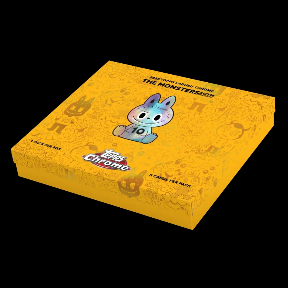 2025 TOPPS LABUBU CHROME® 10TH ANNIVERSARY - HOBBY BOX COLLECTIBLE