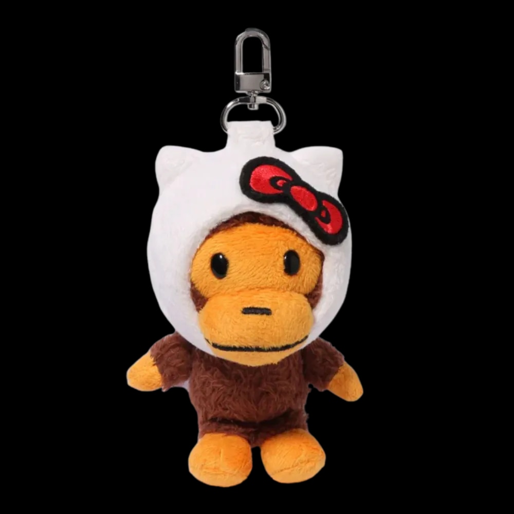 BAPE X HELLO KITTY PLUSH DOLL KEYCHAIN | AREA 02 — Asia's Premier