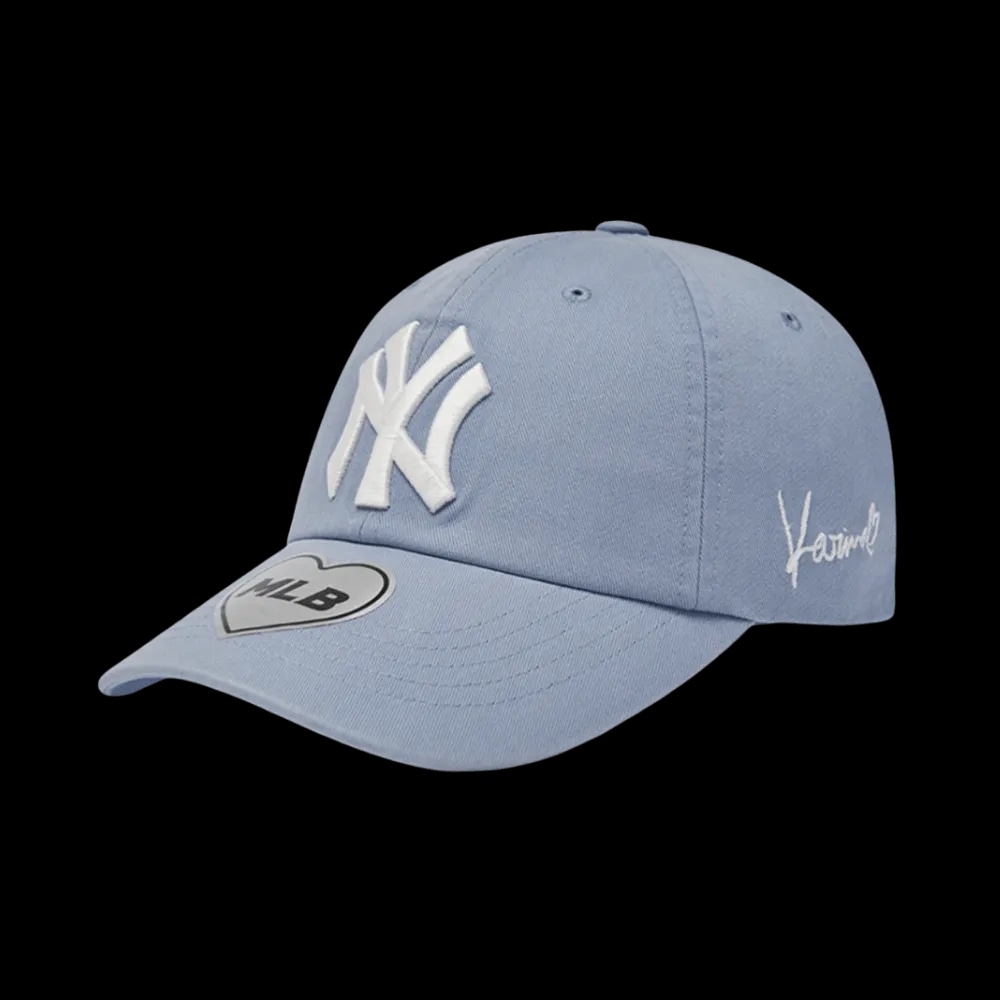 KARINA X MLB SIGNATURE UNSTRUCTURED BALL CAP NY SKY BLUE | AREA 02