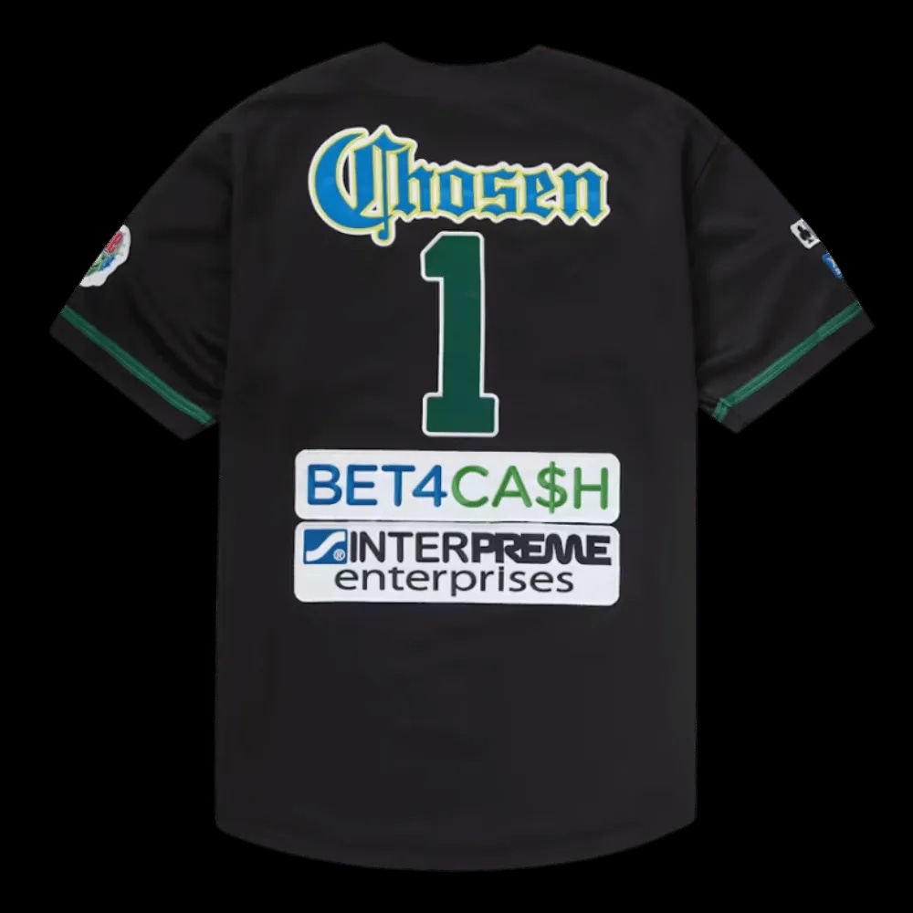 CHOSEN ONE BASEBALL JERSEY BLACK | AREA 02 — 亞洲指標潮流文化交易所
