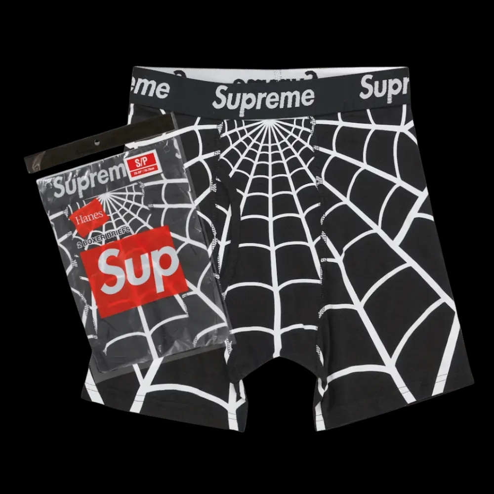HANES SPIDER-MAN BOXER BRIEFS (2 PACK) BLACK | AREA 02 — Asia's