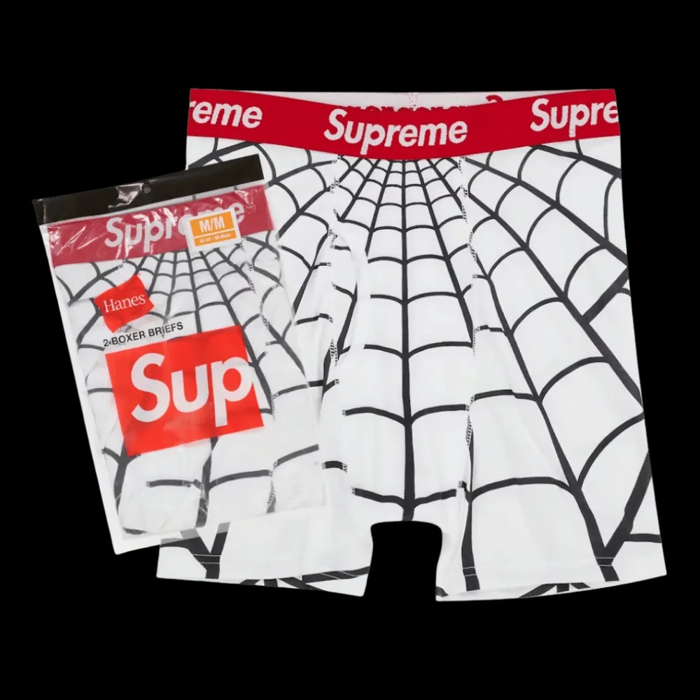 HANES SPIDER-MAN BOXER BRIEFS (2 PACK) WHITE | AREA 02 — Asia's
