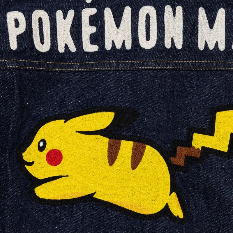 POKEMON MADE DENIM JACKET INDIGO | AREA 02 — Asia's Premier