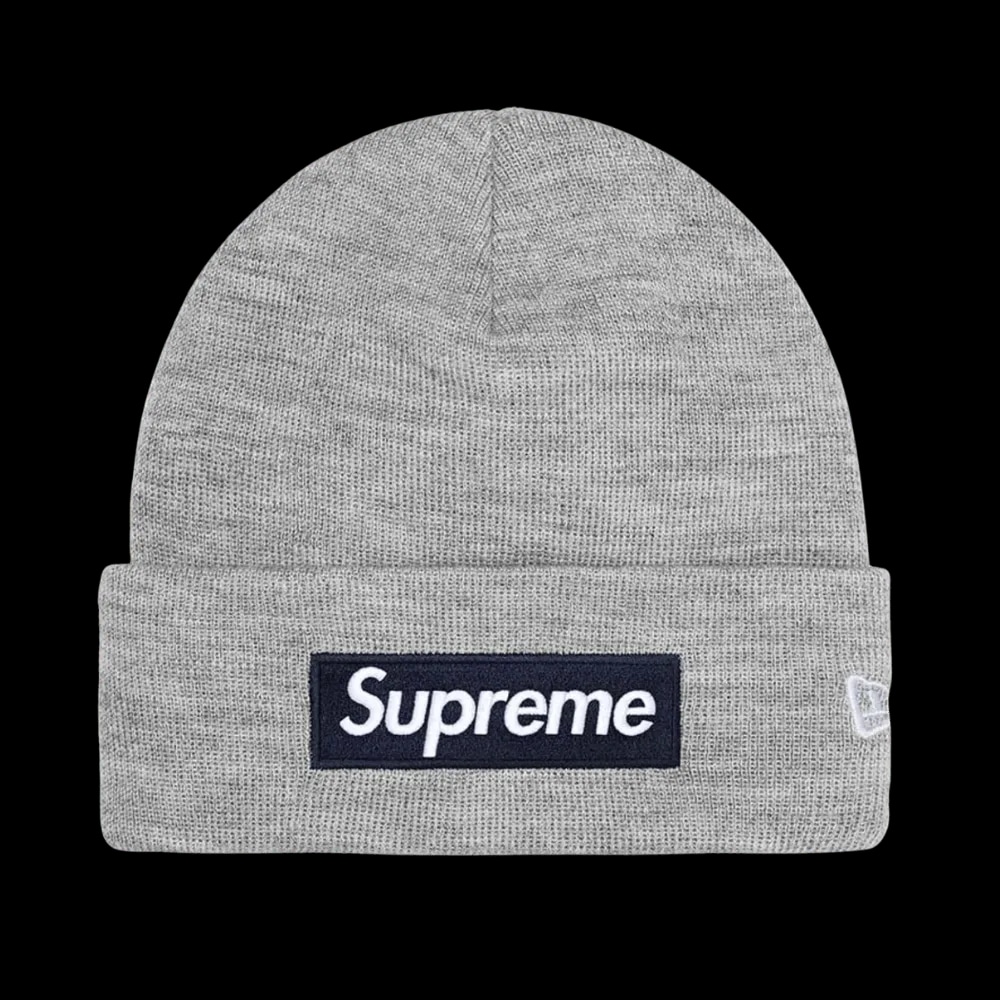 NEW ERA BOX LOGO BEANIE HEATHER GREY FW25 | AREA 02 — 亞洲指標潮流
